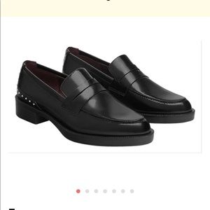 Zara Studded Loafers